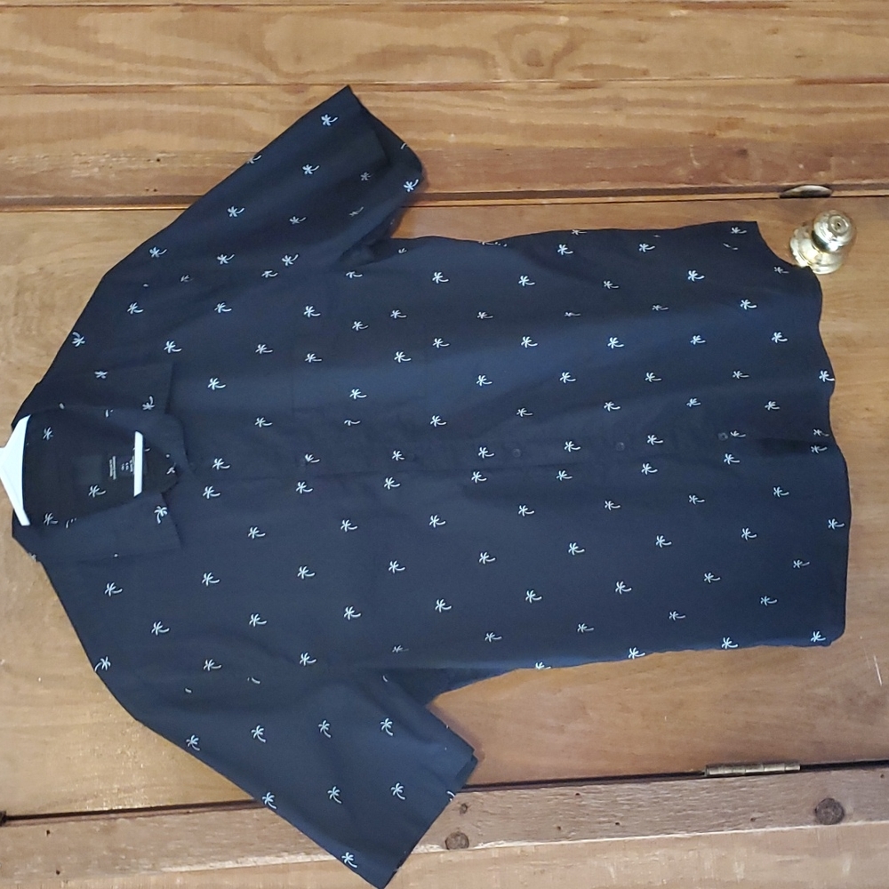 Hawaiian style Beach shirt - Black